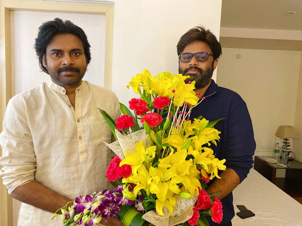 Archived image accompanying Janasena Chief @pawankalyan garu wished #Bheeshma team for Blockbuster Success!!